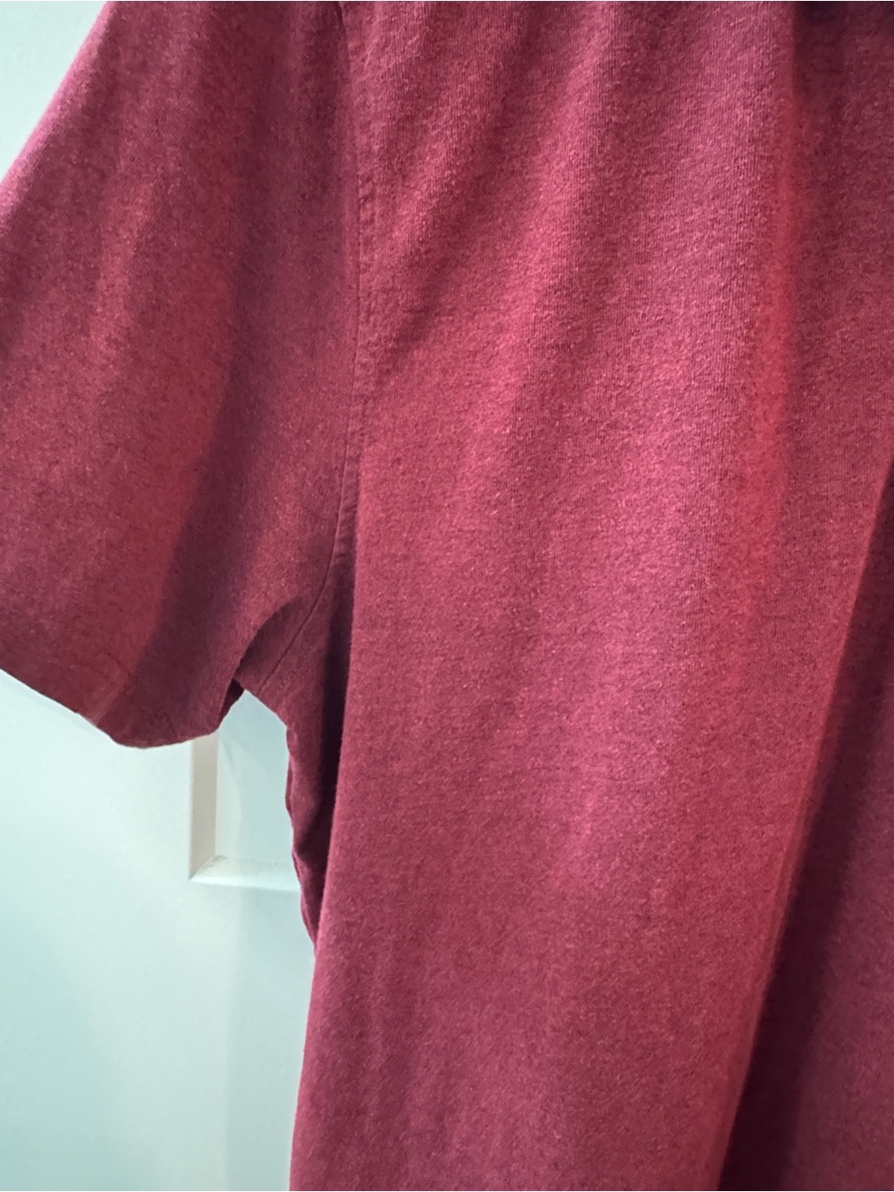 FOX Racing Burgundy Heather Polo Shirt Men’s Medium Logo Y2K inspired - Picture 5 of 6